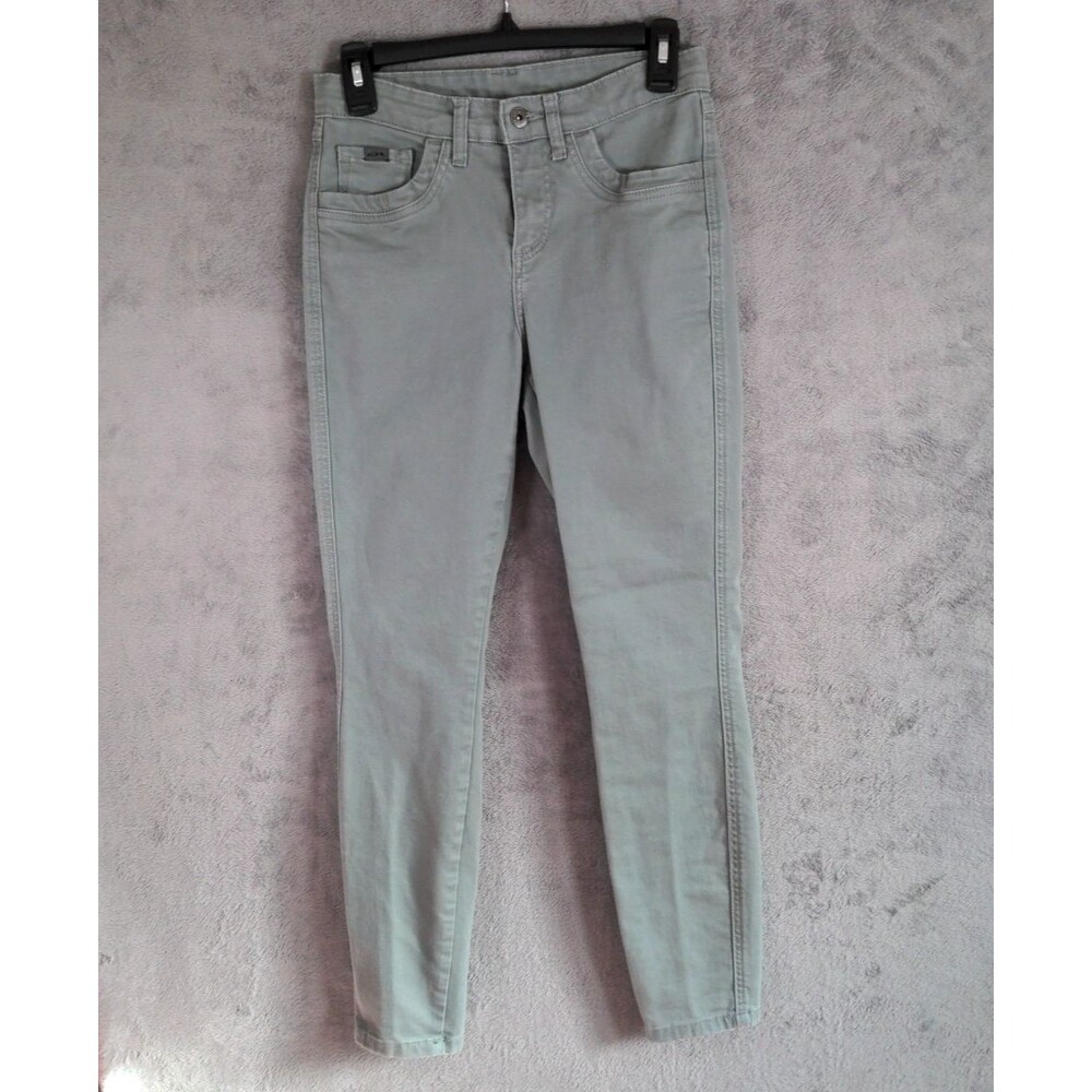 Kuhl Jeans Size 4 Short (27x26) Sage Green Mid Rise Skinny Stretch Soft Classic